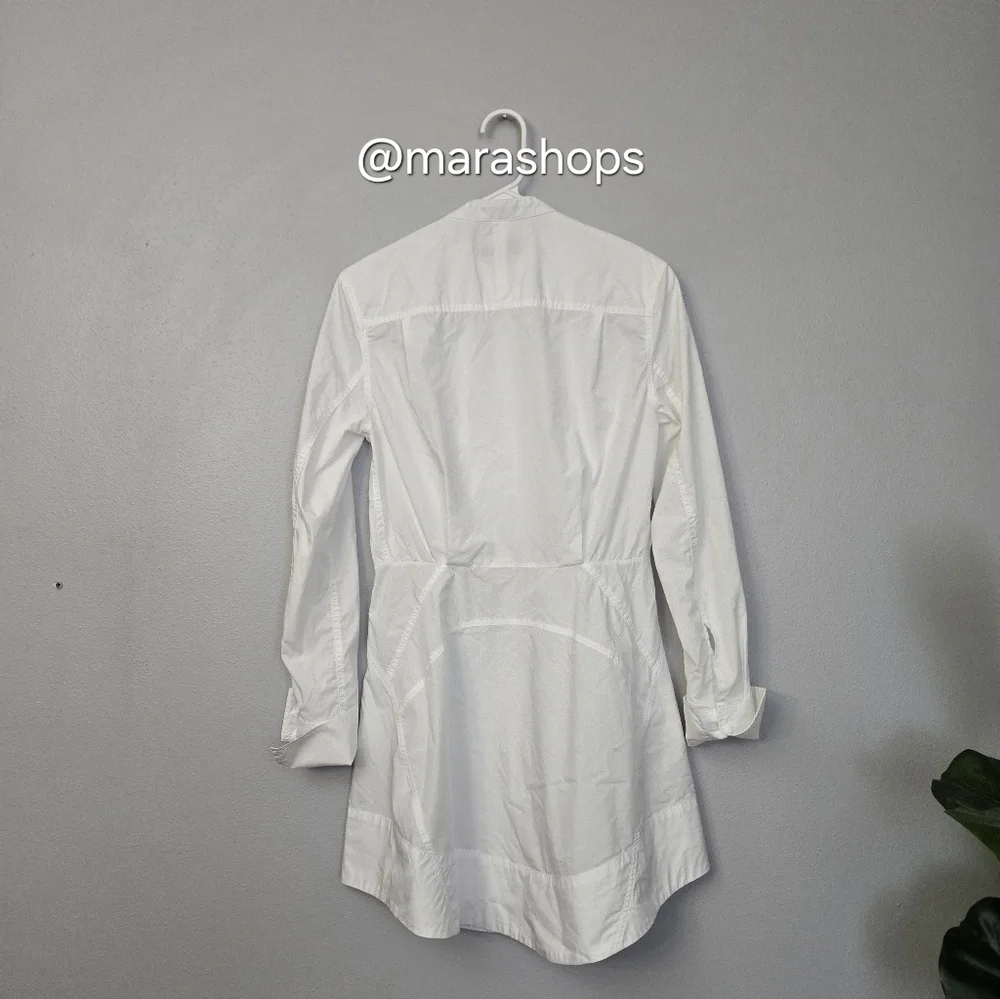 Rag & Bone Victorine Collarless Shirtdress - Picture 6 of 8
